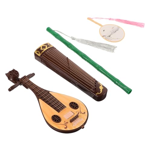 CLISPEED 4 Stück Teiliges Miniatur Antike Musikinstrumente für Puppen Detailreiche Mini Requisiten Guqin Antiker Fächer Antike Flöte Dekorative Accessoires Zufällige Farben Zufällige Farbe CLISPEED 4 Stück Teiliges Miniatur Antike Musikinstrumente für Puppen Detailreiche Mini Requisiten Guqin Antiker Fächer Antike Flöte Dekorative Accessoires Zufällige Farben Zufällige Farbe von CLISPEED