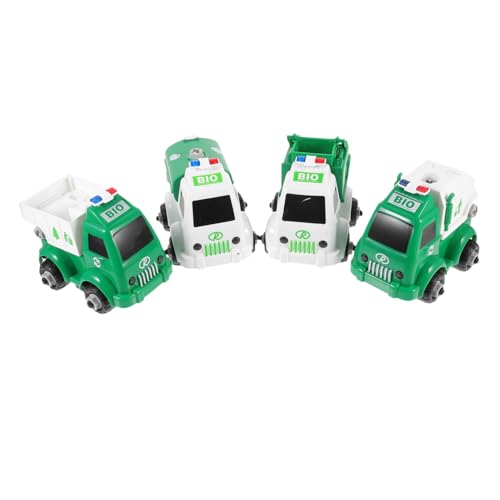 CLISPEED 4 Stück Teiliges Müllwagen mit Abnehmbaren Teilen Umweltbewusstes Sanitation Truck für Robustes und Detailreiches Design Leicht und Sicher für Jungen und Mädchen Zufällige Farbe CLISPEED 4 Stück Teiliges Müllwagen mit Abnehmbaren Teilen Umweltbewusstes Sanitation Truck für Robustes und Detailreiches Design Leicht und Sicher für Jungen und Mädchen Zufällige Farbe von CLISPEED