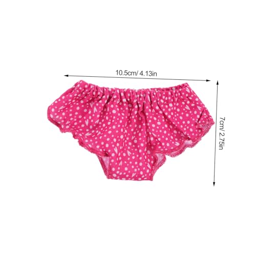 CLISPEED 4 Stück Teiliges Puppenunterwäsche Kleine Puppenhöschen aus Weichem Wiederverwendbare Puppenunterhosen Farbenfrohe Puppenaccessoires für DIY Kostüm und Spielspaß CLISPEED 4 Stück Teiliges Puppenunterwäsche Kleine Puppenhöschen aus Weichem Wiederverwendbare Puppenunterhosen Farbenfrohe Puppenaccessoires für DIY Kostüm und Spielspaß von CLISPEED