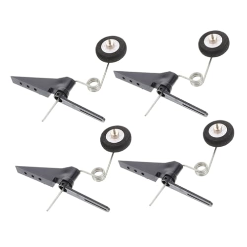CLISPEED 4 Stück Teiliges Rc Flugzeug Heckrad Fahrwerk aus Langlebigem Material Leicht Einfach zu Montieren Passend für Kleine Modellflugzeuge Verbessert Steuerung und Landungsschutz CLISPEED 4 Stück Teiliges Rc Flugzeug Heckrad Fahrwerk aus Langlebigem Material Leicht Einfach zu Montieren Passend für Kleine Modellflugzeuge Verbessert Steuerung und Landungsschutz von CLISPEED