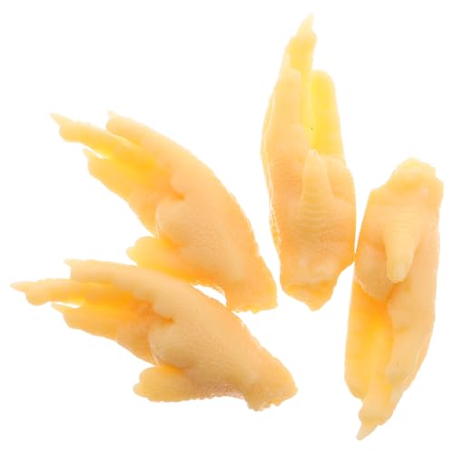 CLISPEED 4 Stück Teiliges Realistische Künstliche Hühnerfüße Food Props für Lebensechte Nachbildung für Fotografie Hoteldekoration und Kreative Lebensmittelspielzeuge CLISPEED 4 Stück Teiliges Realistische Künstliche Hühnerfüße Food Props für Lebensechte Nachbildung für Fotografie Hoteldekoration und Kreative Lebensmittelspielzeuge von CLISPEED