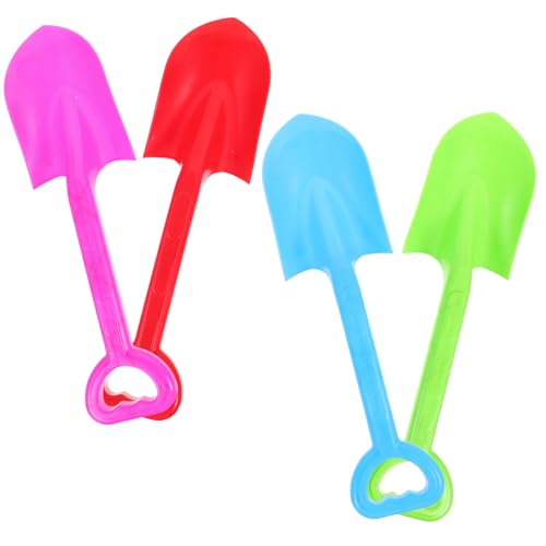 CLISPEED 4 Stück Teiliges Sandspielzeug Ergonomische Bunte Sandschaufeln aus Robustem Kunststoff Lange Strandspielzeuge für Jungen und Mädchen Leicht und Sicher für Zufällige Farbe CLISPEED 4 Stück Teiliges Sandspielzeug Ergonomische Bunte Sandschaufeln aus Robustem Kunststoff Lange Strandspielzeuge für Jungen und Mädchen Leicht und Sicher für Zufällige Farbe von CLISPEED