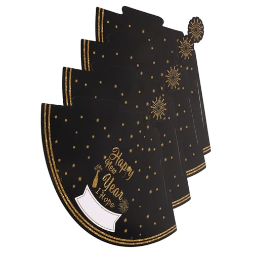 CLISPEED 4 Stück Teiliges Year Party Leichte Papierkegelhüte Komfortabel Tragbar Vielseitig als Dekoration und Fotorequisit für Silvester und Neujahrsfeiern Geeignet CLISPEED 4 Stück Teiliges Year Party Leichte Papierkegelhüte Komfortabel Tragbar Vielseitig als Dekoration und Fotorequisit für Silvester und Neujahrsfeiern Geeignet von CLISPEED