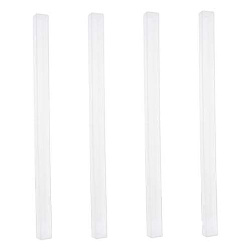 CLISPEED 4 Stück Transparente Mini Mahjong Ständer aus Hochwertigem Kunststoff Fliesenhalter für Bequemes und Schnelles Organisieren Geeignet für Mahjong Spielsteine von CLISPEED