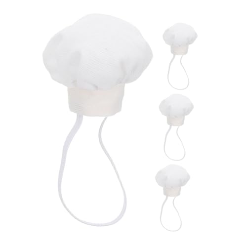 CLISPEED 4 Stück Weiße Miniatur Kochmützen für Puppen aus Formstabilem Stoff Sichere Passform für DIY Bastelprojekte Puppenhausdeko und Partyaccessoires CLISPEED 4 Stück Weiße Miniatur Kochmützen für Puppen aus Formstabilem Stoff Sichere Passform für DIY Bastelprojekte Puppenhausdeko und Partyaccessoires von CLISPEED