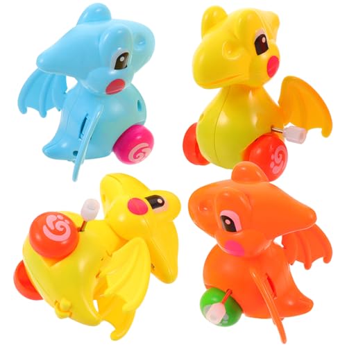 CLISPEED 4 Stück Windup Dinosaurier Auto Mini Spielzeugautos Kreative Dinosaurierform Batteriefrei Zum Drehen Für Kleinkinder Jungen Mädchen CLISPEED 4 Stück Windup Dinosaurier Auto Mini Spielzeugautos Kreative Dinosaurierform Batteriefrei Zum Drehen Für Kleinkinder Jungen Mädchen von CLISPEED