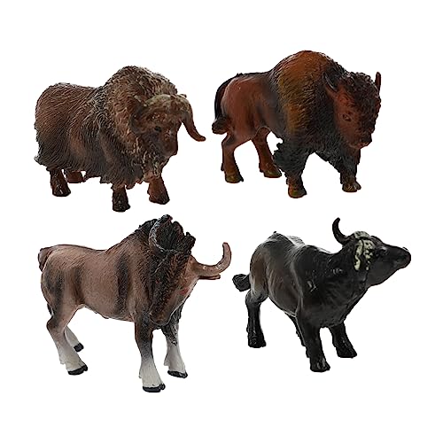CLISPEED 4 Stück Yak-Modellspielzeug Hochlandkuh-Geburtstagsdekorationen Tierfiguren Kuh Hochlandkuhfiguren Toys hühner Wilde Tiere schmuck Wildtiermodell Plastik CLISPEED 4 Stück Yak-Modellspielzeug Hochlandkuh-Geburtstagsdekorationen Tierfiguren Kuh Hochlandkuhfiguren Toys hühner Wilde Tiere schmuck Wildtiermodell Plastik von CLISPEED