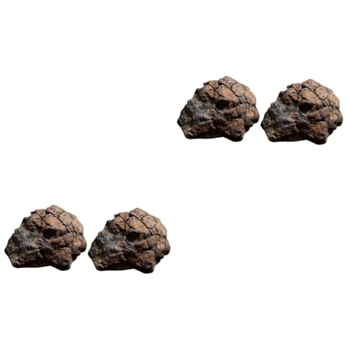 CLISPEED 4 Stück olivgrüner Meteorit Dekor Spielzeug für Kinder Spielzeuge Kinderspielzeug pädagogisches Spielzeug Meteoriten-Modell Mond schmücken Zubehör Eisenmeteorit Probe von CLISPEED