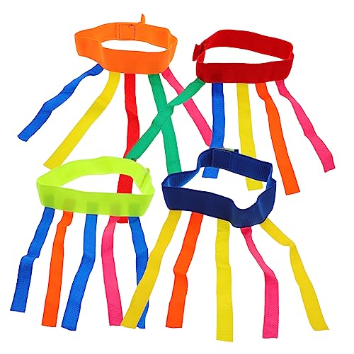 CLISPEED 4 Stück zum Fangen von Kinderschwänzen Spiele -Schwanzfang Spielgürtel für Fangbänder Gürtel Kleinkinder lustiger Schwanzfang Gürtel Spiele von CLISPEED