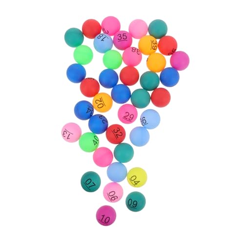 CLISPEED 40 Stück Teiliges Bunte Lotteriekugeln mit Nummerierung Robuste Plastik Bingo Bälle für Tombola Partyspiele Mädelsabende Vielseitig Einsetzbar bei Geburtstagsfeiern und Bar Events CLISPEED 40 Stück Teiliges Bunte Lotteriekugeln mit Nummerierung Robuste Plastik Bingo Bälle für Tombola Partyspiele Mädelsabende Vielseitig Einsetzbar bei Geburtstagsfeiern und Bar Events von CLISPEED