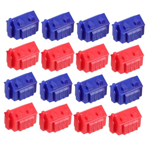 CLISPEED 40 Stück Teiliges Hotelspiel Ersatzteile aus Strapazierfähigem Kunststoff Miniatur Häuser und Hotels in Blau und Rot Detailreiche Brettspiel Zubehör für Familie und CLISPEED 40 Stück Teiliges Hotelspiel Ersatzteile aus Strapazierfähigem Kunststoff Miniatur Häuser und Hotels in Blau und Rot Detailreiche Brettspiel Zubehör für Familie und von CLISPEED