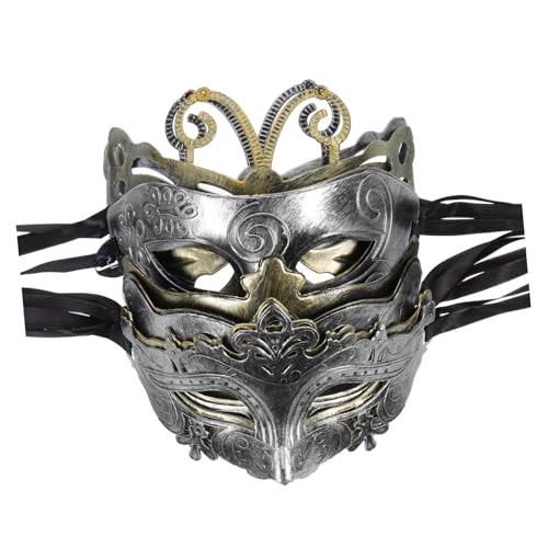 CLISPEED 40 Stück Teiliges Vintage Masken für Karneval Cosplay Maskerade Verstellbare Kostümmasken Verschiedenen Designs für Damen und Herren für Partys und Festivals von CLISPEED