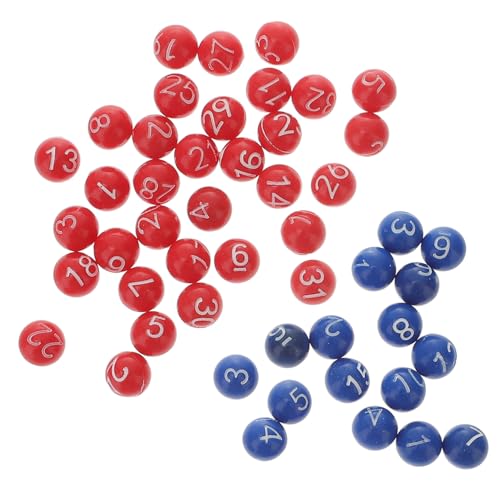 CLISPEED 49 Stück Zweifarbig gravierte Kugel Bingo-Spielbälle Mini-Bingo-Kugeln Farbe Fundraiser -Verlosung Bälle spielzeuge nummerierte und farbcodierte Bälle Partyzubehör Plastik CLISPEED 49 Stück Zweifarbig gravierte Kugel Bingo-Spielbälle Mini-Bingo-Kugeln Farbe Fundraiser -Verlosung Bälle spielzeuge nummerierte und farbcodierte Bälle Partyzubehör Plastik von CLISPEED