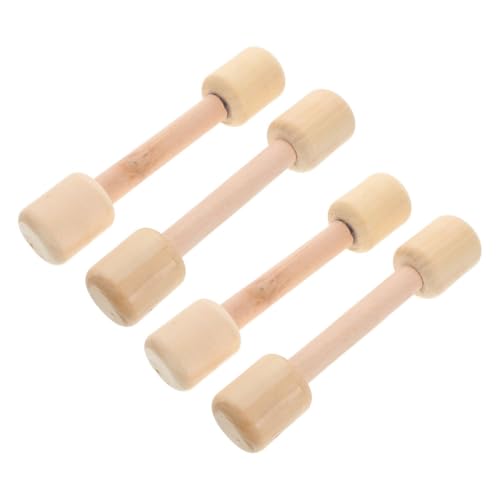 CLISPEED 4Stücke Hantelspielzeug aus Holz für Kleinkinder Leichtes und Sicheres Fitnessspielzeug für Fördert und Koordination für Aktives und Bewegung CLISPEED 4Stücke Hantelspielzeug aus Holz für Kleinkinder Leichtes und Sicheres Fitnessspielzeug für Fördert und Koordination für Aktives und Bewegung von CLISPEED