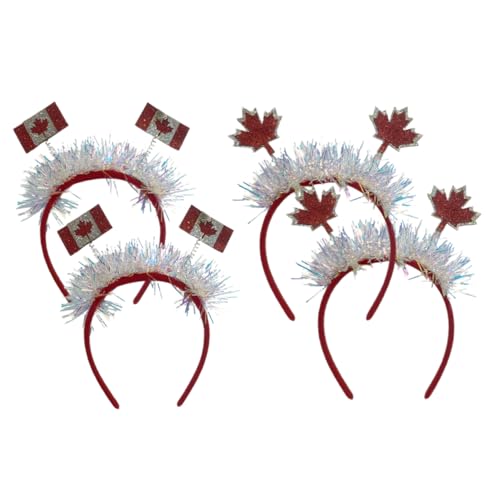 CLISPEED 4Stücke Teiliges Party Stirnband mit Ahornblatt Dekoration für Karneval und Festivals Leichtes Kostümzubehör für Damen für Feierlichkeiten und Kostümpartys CLISPEED 4Stücke Teiliges Party Stirnband mit Ahornblatt Dekoration für Karneval und Festivals Leichtes Kostümzubehör für Damen für Feierlichkeiten und Kostümpartys von CLISPEED