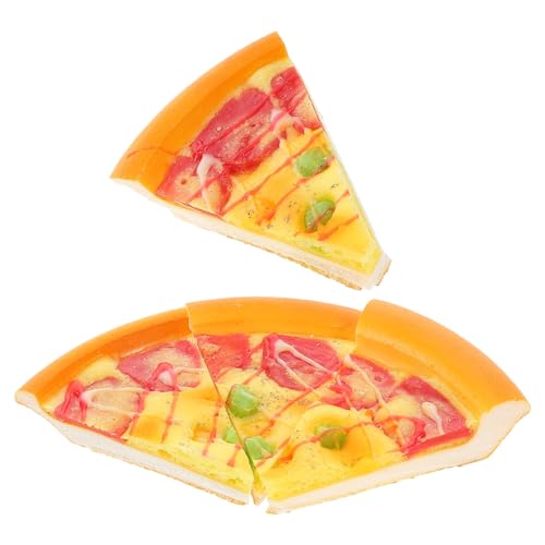 CLISPEED 4Stücke Teiliges Realistische PU Simulation Pizza Modelle für Dekoration und Spiel Fake Food Requisite für Pizza Partys und Küchen Deko Lebensechte Pizza Slices CLISPEED 4Stücke Teiliges Realistische PU Simulation Pizza Modelle für Dekoration und Spiel Fake Food Requisite für Pizza Partys und Küchen Deko Lebensechte Pizza Slices von CLISPEED