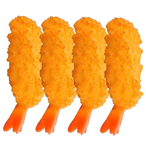 CLISPEED 4stücke Realistische Tempura Modellspielzeug Für Künstliche Japanische Tempura Requisiten Für Küche Puppenhaus Und Dekoration von CLISPEED