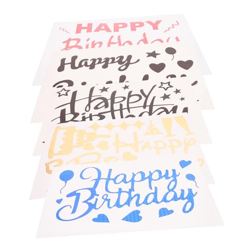 CLISPEED 5 Stück Geburtstagsaufkleber für Ballon Dekoration Sticker für Festliche Anlässe Einfach Anzubringen Wände und Fenster Fröhliche zu Schaffen CLISPEED 5 Stück Geburtstagsaufkleber für Ballon Dekoration Sticker für Festliche Anlässe Einfach Anzubringen Wände und Fenster Fröhliche zu Schaffen von CLISPEED