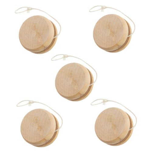 CLISPEED 5 Stück Holz Yo Yo Unisex für Durchmesser Fördert Hand Augen Koordination und Geschicklichkeit für Park und Drinnen Langlebig und Robust CLISPEED 5 Stück Holz Yo Yo Unisex für Durchmesser Fördert Hand Augen Koordination und Geschicklichkeit für Park und Drinnen Langlebig und Robust von CLISPEED