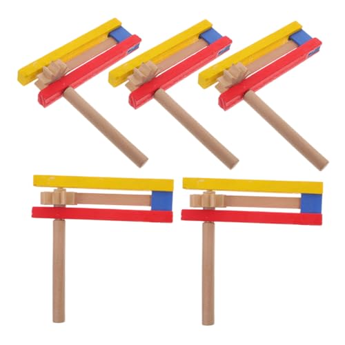 CLISPEED 5 Stück Holzspinning ratsche Selbstrotierender Klangmacher für Geburtstagsfeiern Sportevents Musikinstrument aus Langlebigem Holz mit Klarem Hellem und Einfacher Handhabung CLISPEED 5 Stück Holzspinning ratsche Selbstrotierender Klangmacher für Geburtstagsfeiern Sportevents Musikinstrument aus Langlebigem Holz mit Klarem Hellem und Einfacher Handhabung von CLISPEED