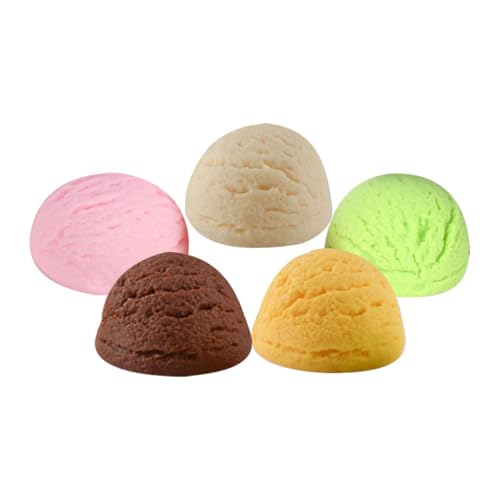 CLISPEED 5 Stück Realistische PVC Eiscreme Kugeln Deko Simulation EIS Kugel Modelle Leicht und Tragbar für Küchen Dessertshops Festivals und Kunstdekoration CLISPEED 5 Stück Realistische PVC Eiscreme Kugeln Deko Simulation EIS Kugel Modelle Leicht und Tragbar für Küchen Dessertshops Festivals und Kunstdekoration von CLISPEED