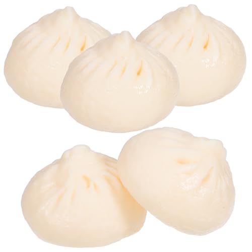 CLISPEED 5 Stück Simulierte Brötchen Simulation gedämpftes gefülltes Brötchen lebensechtes Dampfbrötchen Chinese Food cafing Dish kafeemahler gedämpftes Brötchendekor Kochspielzeug PVC Weiß CLISPEED 5 Stück Simulierte Brötchen Simulation gedämpftes gefülltes Brötchen lebensechtes Dampfbrötchen Chinese Food cafing Dish kafeemahler gedämpftes Brötchendekor Kochspielzeug PVC Weiß von CLISPEED