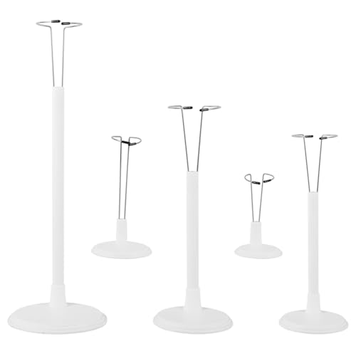 CLISPEED 5 Stück Teiliges Puppenständer Verstellbare Höhe Stabiler Puppenhalter für Verschiedene Figuren für Ausstellungen und Sammlungen CLISPEED 5 Stück Teiliges Puppenständer Verstellbare Höhe Stabiler Puppenhalter für Verschiedene Figuren für Ausstellungen und Sammlungen von CLISPEED