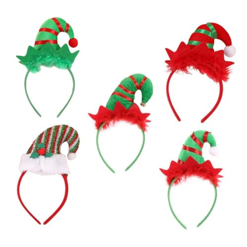 CLISPEED 5 Stück Teiliges Weihnachts Haarreif mit Lustigen Party Glocken und Federn Bunte Xmas Haarbänder für Erwachsene Bequeme Langlebige Festtags Haarornamente CLISPEED 5 Stück Teiliges Weihnachts Haarreif mit Lustigen Party Glocken und Federn Bunte Xmas Haarbänder für Erwachsene Bequeme Langlebige Festtags Haarornamente von CLISPEED