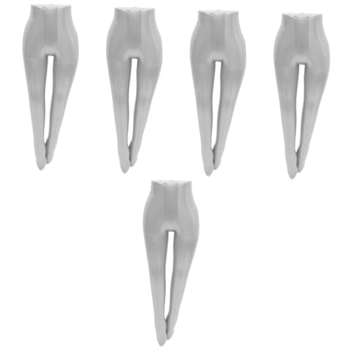 CLISPEED 5 Teiliges Kleidungs Display Modell Weiblicher Torso Kleid Hose Damenschuhe Unterhemden Unterwäsche Schaufensterpuppe Beine Oberschenkel Fleece Langes Bein Maniquian von CLISPEED
