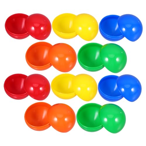 CLISPEED 50 Stück Bunte Aufklappbare Lotteriekugeln Leichte Kunststoff Hohlkugeln zum Befüllen für Raffles Partys Dekorationen und Spielveranstaltungen CLISPEED 50 Stück Bunte Aufklappbare Lotteriekugeln Leichte Kunststoff Hohlkugeln zum Befüllen für Raffles Partys Dekorationen und Spielveranstaltungen von CLISPEED