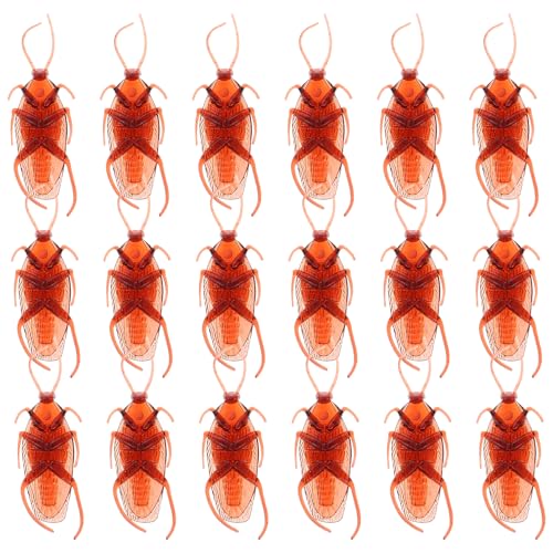 CLISPEED 50 Stück Gefälschte Kakerlaken-streich, Kunststoff, Realistische Ekelhafte Insekten, Neuheits-trickspielzeug, Halloween, Aprilscherz, Partygeschenke, Simulationsinsekten für Kinder CLISPEED 50 Stück Gefälschte Kakerlaken-streich, Kunststoff, Realistische Ekelhafte Insekten, Neuheits-trickspielzeug, Halloween, Aprilscherz, Partygeschenke, Simulationsinsekten für Kinder von CLISPEED
