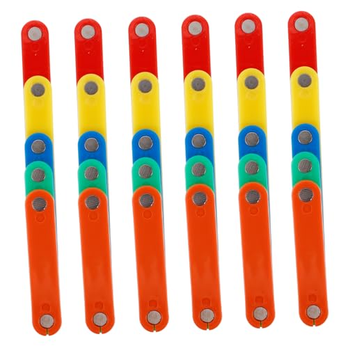 CLISPEED 50 Stück Magnetische Spleißstreifen Mathematik Manipulativ Zählstöcke Für Mathematik Magnetstifte Für Sensorisches Mathe- Geometrie-kit Plastik von CLISPEED