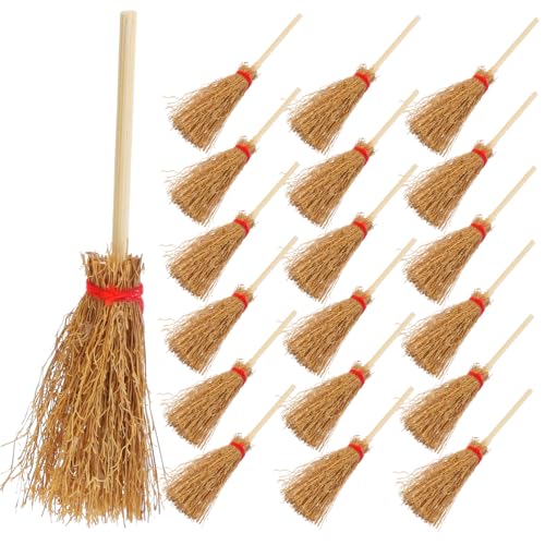 CLISPEED 50 Stück Mini-Besen Puppenhausbesen Requisiten Mini-Strohbesen Kind Halloween-Besen puppenzubehör tortendeko Einschulung Puppenhaus Miniaturbesen Mini-Hausdekor-Accessoires Holz CLISPEED 50 Stück Mini-Besen Puppenhausbesen Requisiten Mini-Strohbesen Kind Halloween-Besen puppenzubehör tortendeko Einschulung Puppenhaus Miniaturbesen Mini-Hausdekor-Accessoires Holz von CLISPEED