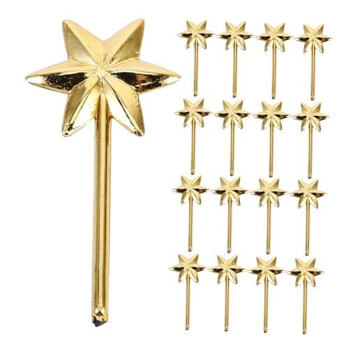 CLISPEED 50 Stück Mini Hexagramm Stäbe aus Kunststoff für DIY Bastelprojekte Goldene Hexagramm Zauberstäbe für Geburtstagsfeiern und Kreative Dekorationen CLISPEED 50 Stück Mini Hexagramm Stäbe aus Kunststoff für DIY Bastelprojekte Goldene Hexagramm Zauberstäbe für Geburtstagsfeiern und Kreative Dekorationen von CLISPEED