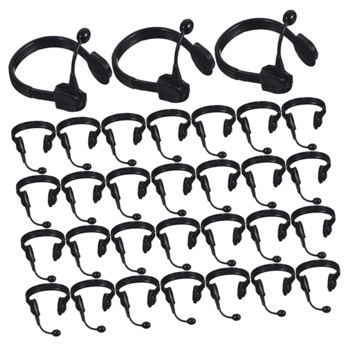 CLISPEED 50 Stück Miniatur Headset für Puppen Teiliges Kreative Mikrofon Accessoires für Puppenhaus für Rollenspiele und Fantasievolles CLISPEED 50 Stück Miniatur Headset für Puppen Teiliges Kreative Mikrofon Accessoires für Puppenhaus für Rollenspiele und Fantasievolles von CLISPEED