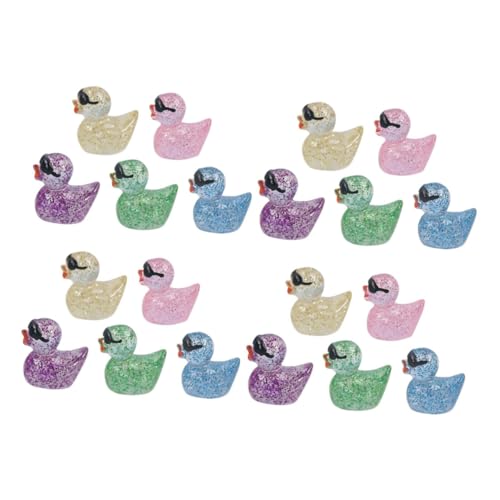 CLISPEED 50 Stück Miniatur Leuchtende Enten Figuren aus Resin Bunte Mini Deko für Garten Aquarium Puppenhaus Langlebig Fluoreszierend Vielfältig für Innen und Außenbereich Farben CLISPEED 50 Stück Miniatur Leuchtende Enten Figuren aus Resin Bunte Mini Deko für Garten Aquarium Puppenhaus Langlebig Fluoreszierend Vielfältig für Innen und Außenbereich Farben von CLISPEED