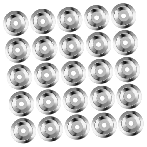 CLISPEED 50 Stück Tambourin Ringe aus Kupfer mit Innenloch Klingende Beckenringe für Schlagzeug Zubehör Robuste Percussion Ching Ringe Einfach zu Montieren für Drumsets bei Live Events und von CLISPEED
