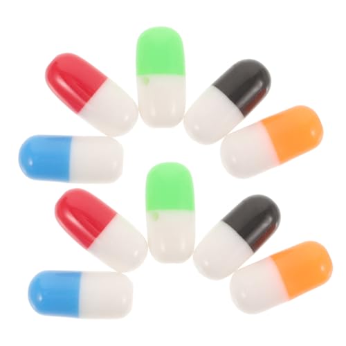 CLISPEED 50 Stück Teiliges Bunte Pillen Anhänger aus Resin Realistische Charms für Schmuckherstellung Kleine DIY Perlen für Armbänder und Halsketten Kindgerechte Bastelmaterialien CLISPEED 50 Stück Teiliges Bunte Pillen Anhänger aus Resin Realistische Charms für Schmuckherstellung Kleine DIY Perlen für Armbänder und Halsketten Kindgerechte Bastelmaterialien von CLISPEED