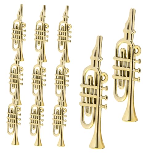 CLISPEED 50 Stück Teiliges Mini Musikinstrumente Goldene Miniatur Trompete Flöte Violine Klarinette Modelle für Weihnachtsbaum Deko DIY Basteln Musikalische Ornamente CLISPEED 50 Stück Teiliges Mini Musikinstrumente Goldene Miniatur Trompete Flöte Violine Klarinette Modelle für Weihnachtsbaum Deko DIY Basteln Musikalische Ornamente von CLISPEED