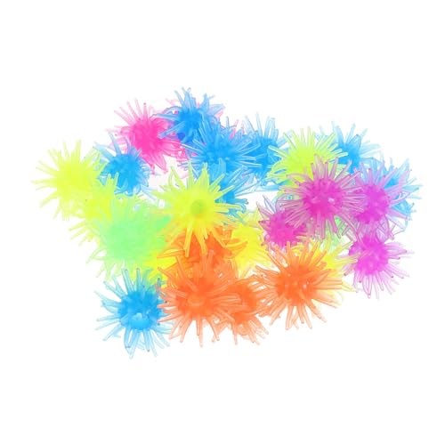CLISPEED 50 Stück Teiliges Sticky Toys Party Elastische Klebrige TPR Spielzeuge zum Werfen und Ankleben an Glatten Oberflächen Buntes Stressabbau Zubehör für Kindergeburtstag und von CLISPEED