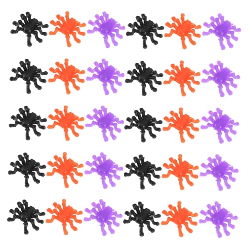 CLISPEED 50stücke Klebrige Spielzeuge Lustige Dehnbare Party-Requisiten Für Flexible Stressabbau-spielzeuge Für Halloween Und Partys Mit Bunten Kletterspinnen Gemischten Farben von CLISPEED