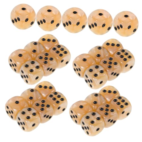 CLISPEED 50 Stück Würfel Mit Runden Ecken Für Tischspiele, Partyzubehör, Brettspiel-Tools, Mathematik, Zählen, Unterricht, Partygeschenk, 12 Mm CLISPEED 50 Stück Würfel Mit Runden Ecken Für Tischspiele, Partyzubehör, Brettspiel-Tools, Mathematik, Zählen, Unterricht, Partygeschenk, 12 Mm von CLISPEED
