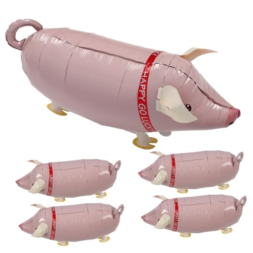CLISPEED 5Stücke Aufblasbare Schwein Ballonspielzeug Süße Folienballons für Kindergeburtstag und Tropische Themenveranstaltungen Langlebig und Leicht zu Verwenden CLISPEED 5Stücke Aufblasbare Schwein Ballonspielzeug Süße Folienballons für Kindergeburtstag und Tropische Themenveranstaltungen Langlebig und Leicht zu Verwenden von CLISPEED