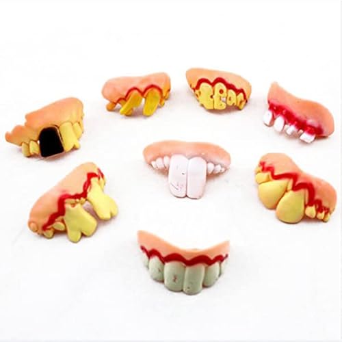 CLISPEED 5pcs Lustige Verrückte Künstliche Zähne Reißzähne Hässliche Falsche Zähne Falsche Künstliche Zähne Requisitenspielzeug Knorrige Zähne Für CLISPEED 5pcs Lustige Verrückte Künstliche Zähne Reißzähne Hässliche Falsche Zähne Falsche Künstliche Zähne Requisitenspielzeug Knorrige Zähne Für von CLISPEED
