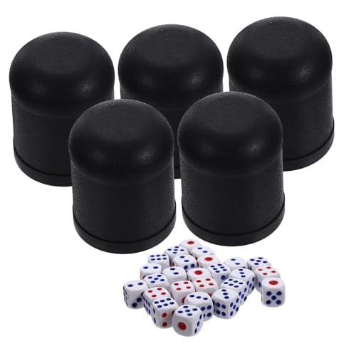 CLISPEED 5sätze Teiliges Würfelspiel Mini-wurfbecher Und Würfeln Praktischer Und Tragbarer Würfelbecher Für Partyspiele Leicht Zu Reinigen Und Langlebig Für Spielabende CLISPEED 5sätze Teiliges Würfelspiel Mini-wurfbecher Und Würfeln Praktischer Und Tragbarer Würfelbecher Für Partyspiele Leicht Zu Reinigen Und Langlebig Für Spielabende von CLISPEED