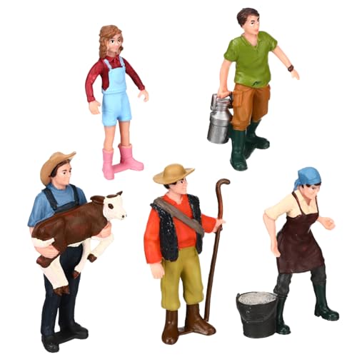 CLISPEED 5stücke Miniatur Figuren Landschaftsfiguren Für Modellbau Und Dekoration Umweltfreundliche Kunststofffiguren Für Bauernhof Szenen Für Und Layout CLISPEED 5stücke Miniatur Figuren Landschaftsfiguren Für Modellbau Und Dekoration Umweltfreundliche Kunststofffiguren Für Bauernhof Szenen Für Und Layout von CLISPEED
