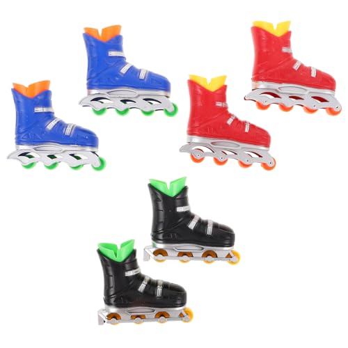 CLISPEED 6 Paare Finger Skates für Erwachsene Tragbare Mini Skateboards für Spaß im Büro und Unterwegs für Geschenktüten und Unterhaltung von CLISPEED