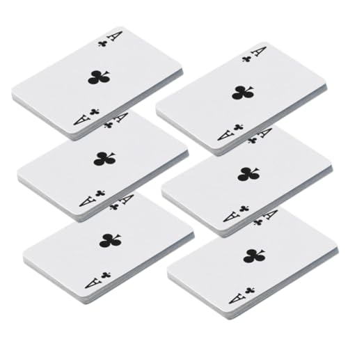 CLISPEED 6 Sätze Teiliges Mini Poker Kartenspiel für Erwachsene Kompakt Leicht für Reisen Outdoor Spiele Camping und Puppenhaus Dekoration Spielerisches Training der Mentalen Fähigkeiten CLISPEED 6 Sätze Teiliges Mini Poker Kartenspiel für Erwachsene Kompakt Leicht für Reisen Outdoor Spiele Camping und Puppenhaus Dekoration Spielerisches Training der Mentalen Fähigkeiten von CLISPEED