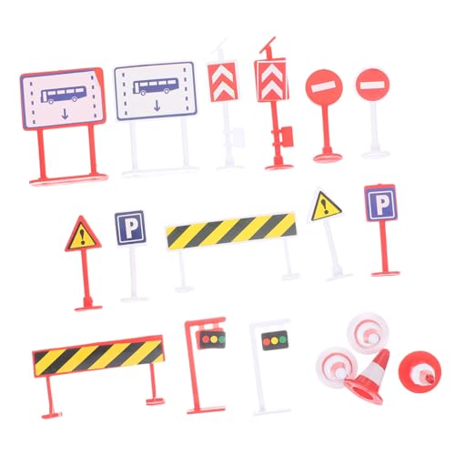 CLISPEED 6 Sätze Teiliges aus Bunte Straßensignal Modelle mit Verkehrsampel und Barrikade Kinderfreundlich Robust für Verkehrserziehung und Kreatives CLISPEED 6 Sätze Teiliges aus Bunte Straßensignal Modelle mit Verkehrsampel und Barrikade Kinderfreundlich Robust für Verkehrserziehung und Kreatives von CLISPEED