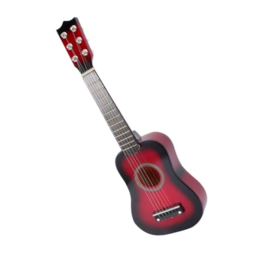 CLISPEED 6 Saiter Gitarre Lernspielzeug Akustikgitarren für Anfänger Leicht Buntes Musikinstrument für Mädchen Jungen Pädagogisch Sicher und Kindgerecht von CLISPEED